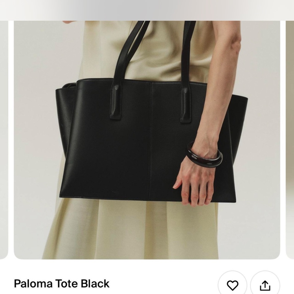 Paloma Black Tote Bag